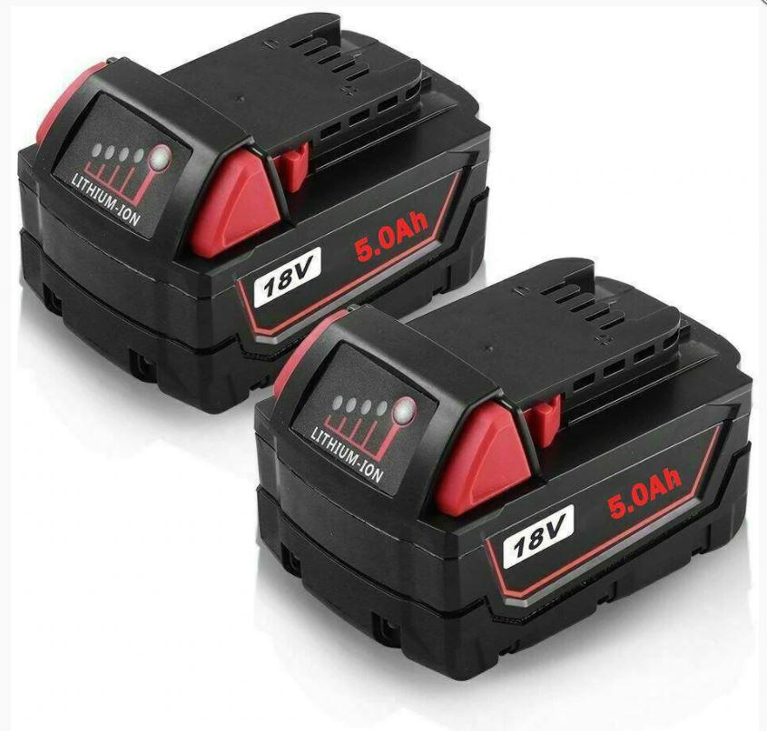 Milwaukee 18v xc online 5.0 battery