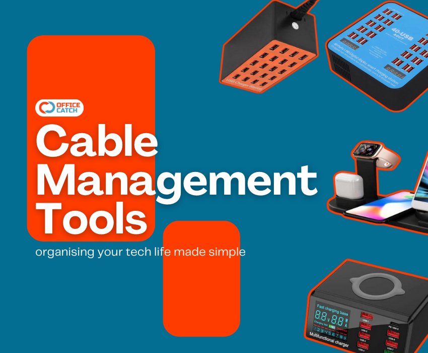 Organize Your Tech Life with Versatile Cable Management Tools - Office Catch