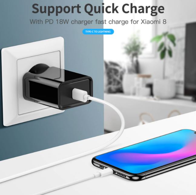 1M USB Type C to USB-C Cable Cable Charge PD 60W Quick Charging Data Fast Charger | 3 PCS - Office Catch