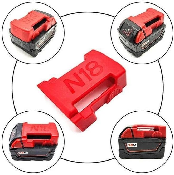 5Pcs Battery Mount Holder Stand For Milwaukee M18 18V Tool Battery Accessories - Office Catch