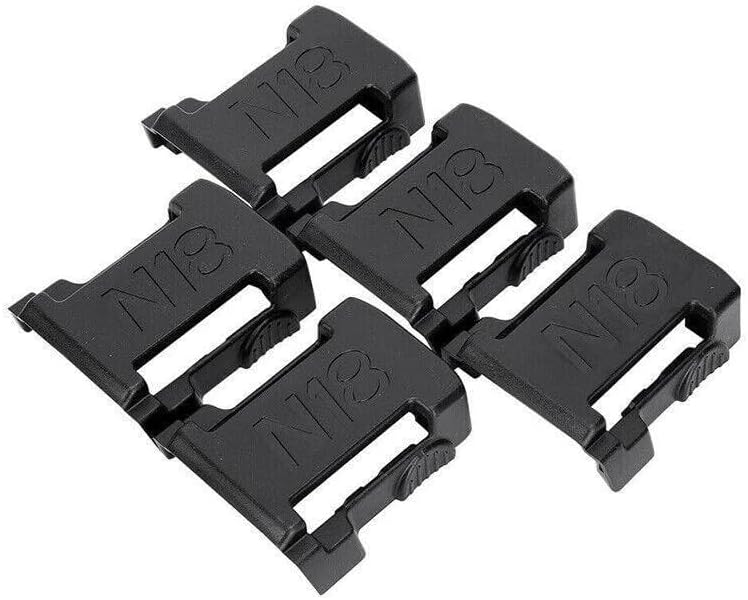 5Pcs Battery Mount Holder Stand For Milwaukee M18 18V Tool Battery Accessories - Office Catch