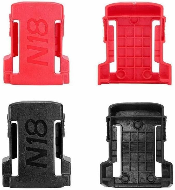 5Pcs Battery Mount Holder Stand For Milwaukee M18 18V Tool Battery Accessories - Office Catch