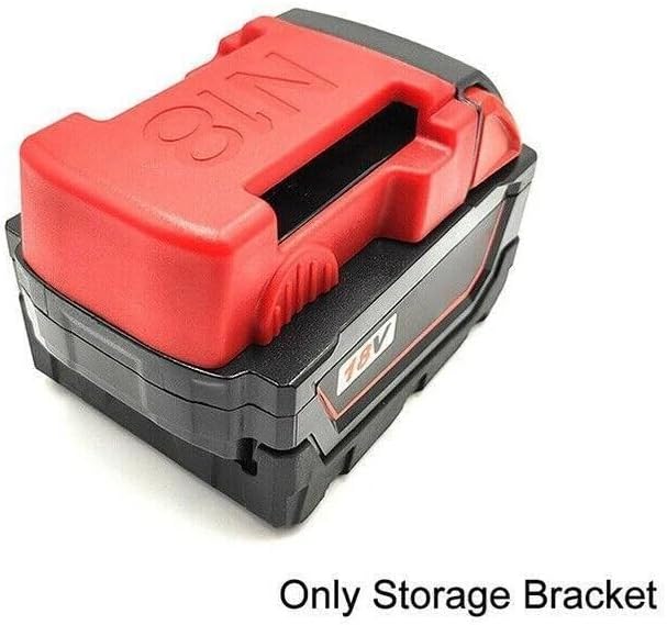 5Pcs Battery Mount Holder Stand For Milwaukee M18 18V Tool Battery Accessories - Office Catch