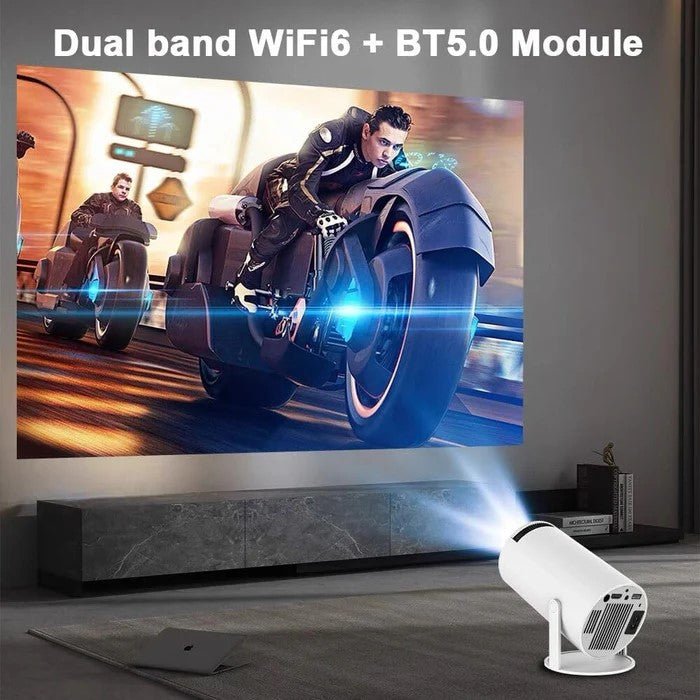 Android Wi-Fi Portable 1280x720P Full HD Smart Projector for Home Theater, Office, and Outdoor Cinema Experience - Office Catch