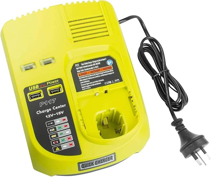 Battery Charger P117 For Ryobi One + Plus P108 Li - ion Ni - cad Ni - mh 12V - 18V New - Office Catch