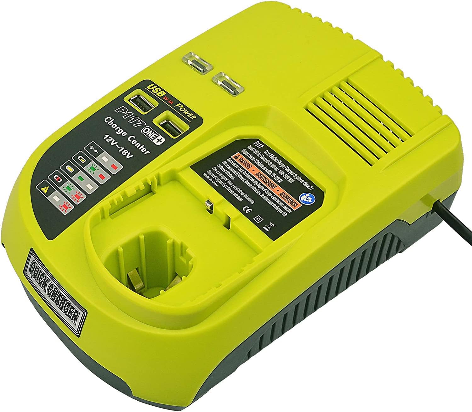 Battery Charger P117 For Ryobi One + Plus P108 Li - ion Ni - cad Ni - mh 12V - 18V New - Office Catch