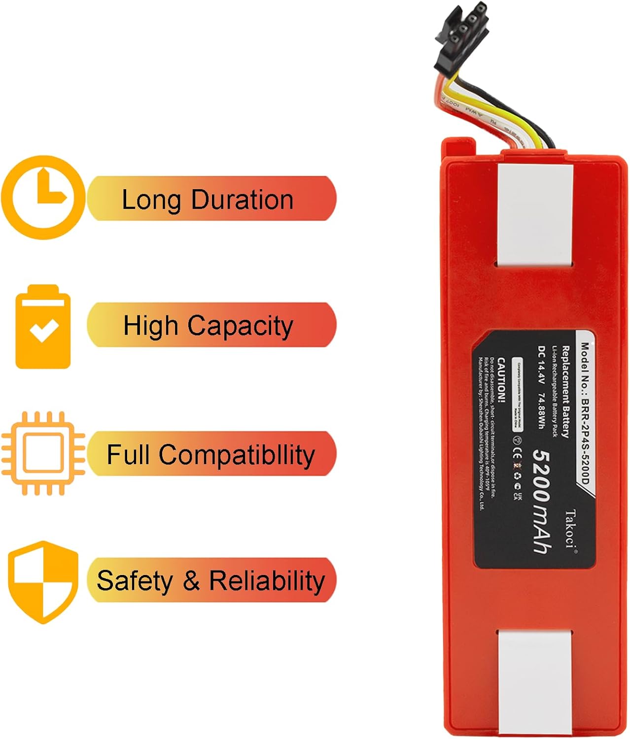 Battery for Roborock S8, S7, S6, S5, Q Revo, Mi Series - Office Catch