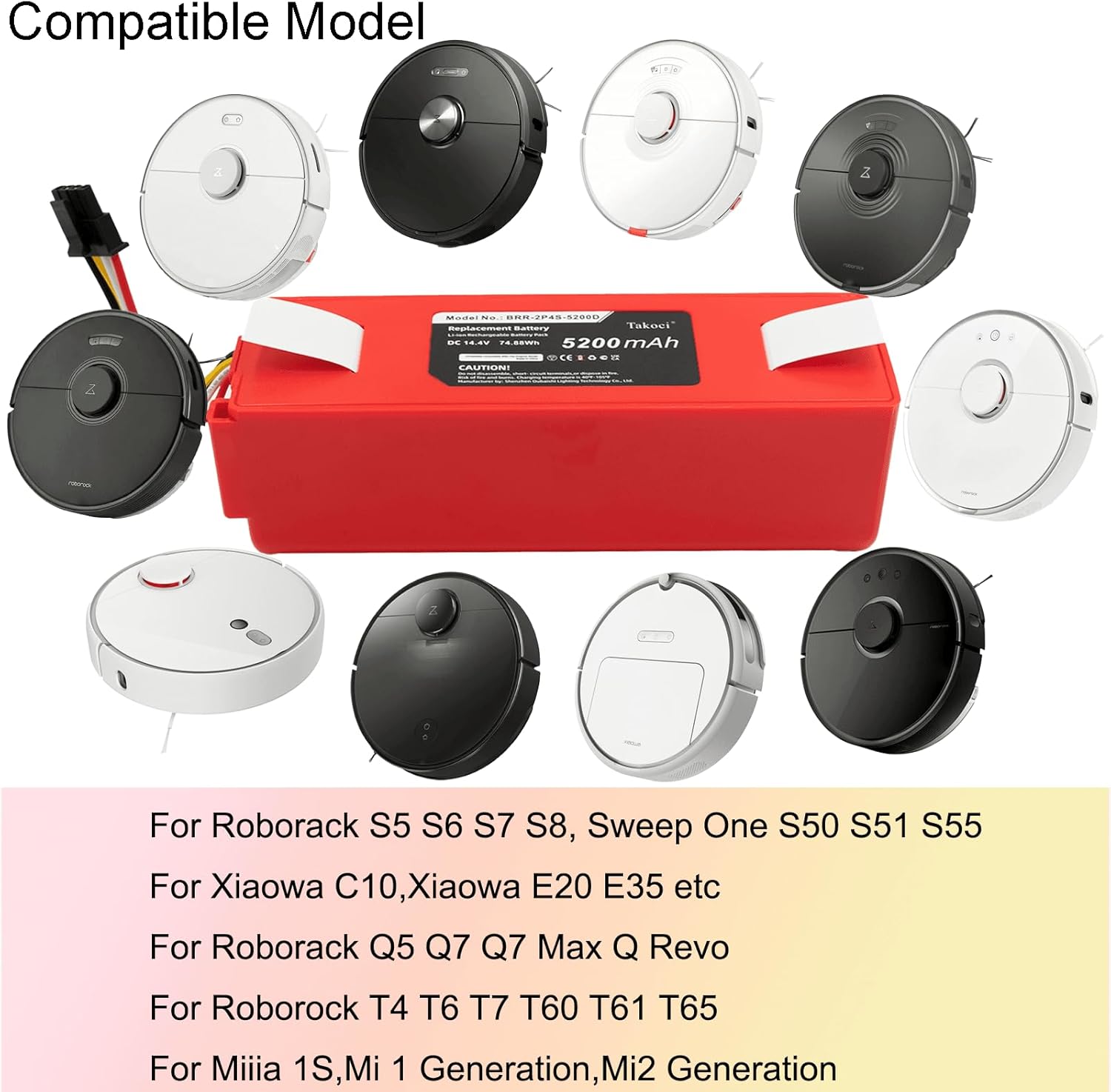 Battery for Roborock S8, S7, S6, S5, Q Revo, Mi Series - Office Catch