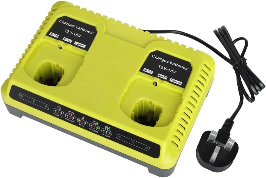 Dual Port Rapid Charger for Ryobi One + Plus P108 Li - ion Ni - CD Ni - MH 18V - Office Catch