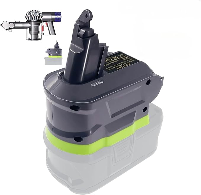 Dyson V6 Battery Adapter to Ryobi ONE+ 18V Li - Ion Battery - Office Catch