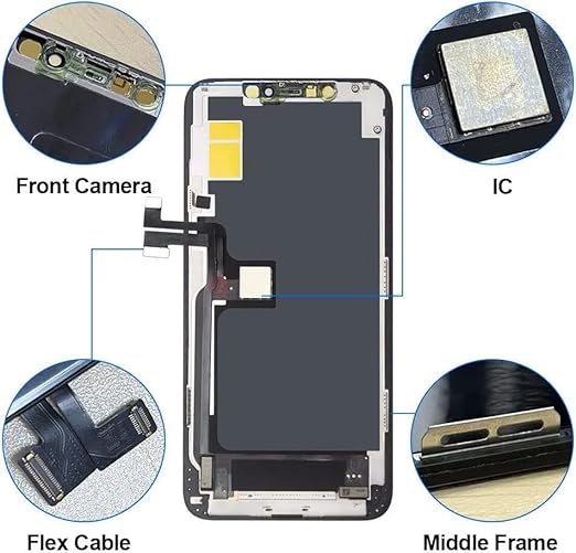 For iPhone 11 LCD Display Touch Screen Digitizer Assembly Replacement With Tools - Office Catch