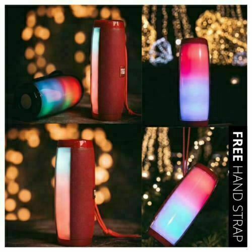 Green | LED Bluetooth Speaker Music Light Speaker with Radio - Office Catch