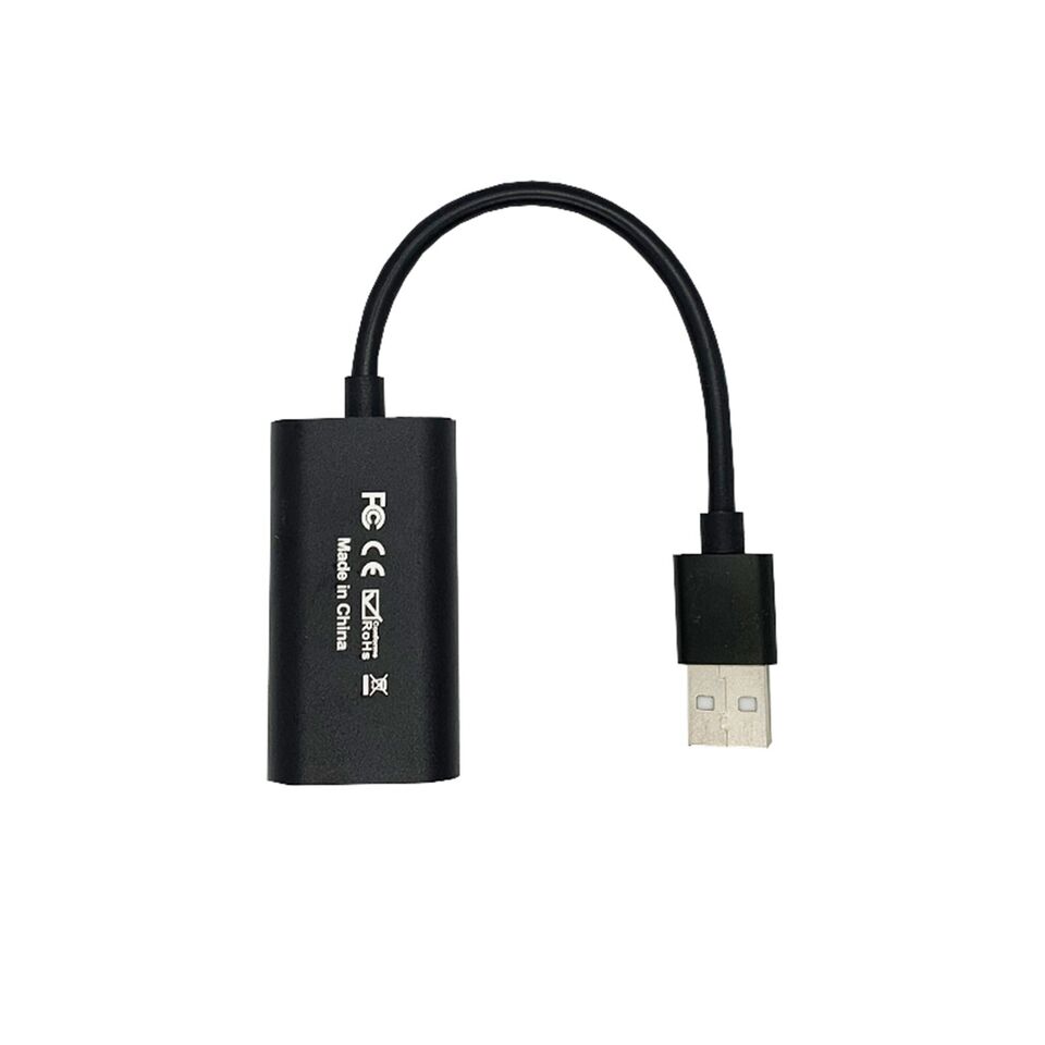 HD HDMI To USB Video Capture- Card USB2.0 Computer Game Live Recording Cable - Office Catch