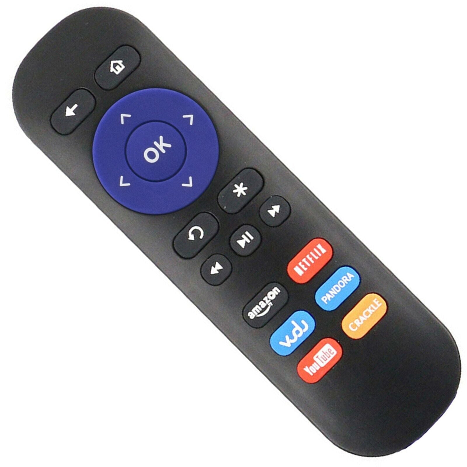 Remote Control For Roku TV Streaming Player 4/3/2/1 LT HD XD XS Telstra 4700TL TV1 & TV2 With Netflix + Youtube Function - Office Catch