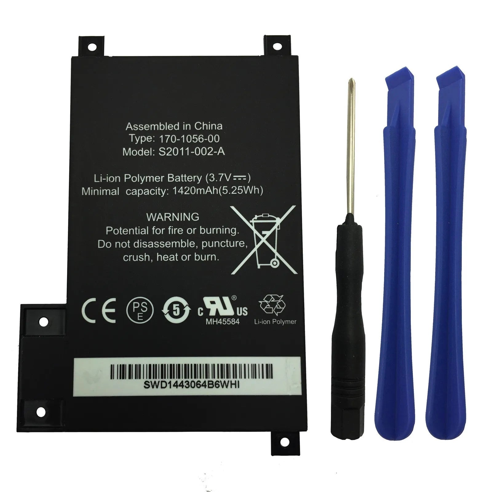 Replacement Battery for Amazon Kindle Touch D01200 DR - A014 S2011 - 002 - A - Office Catch