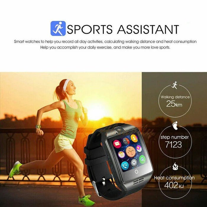 Smart Watch Bluetooth w/Camera Waterproof Phone Sport for Android Phone - Office Catch