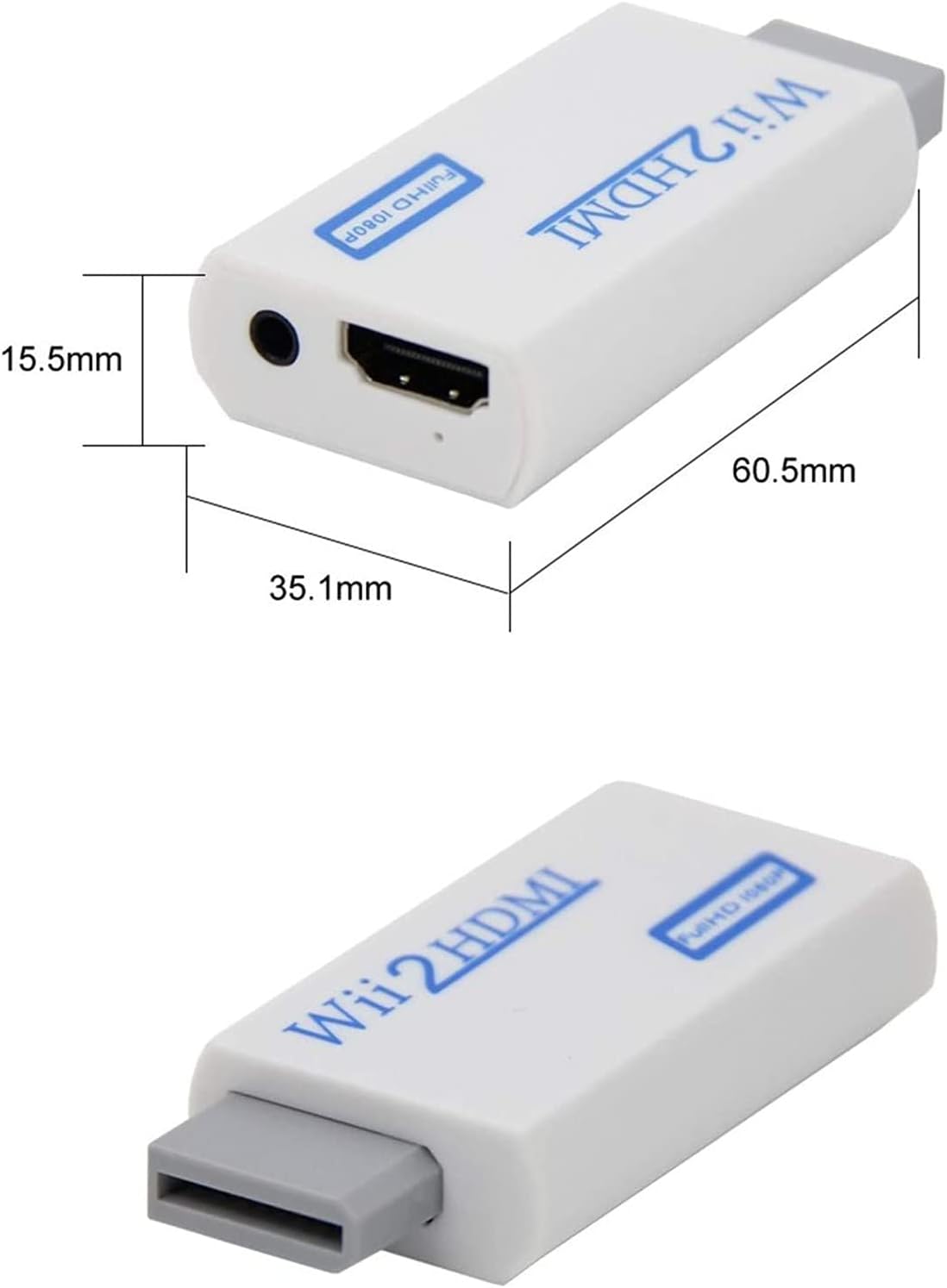 Tavice Adapter compatible for Wii/Wii U to HDMI Converter with HD Audio Video Output - Office Catch