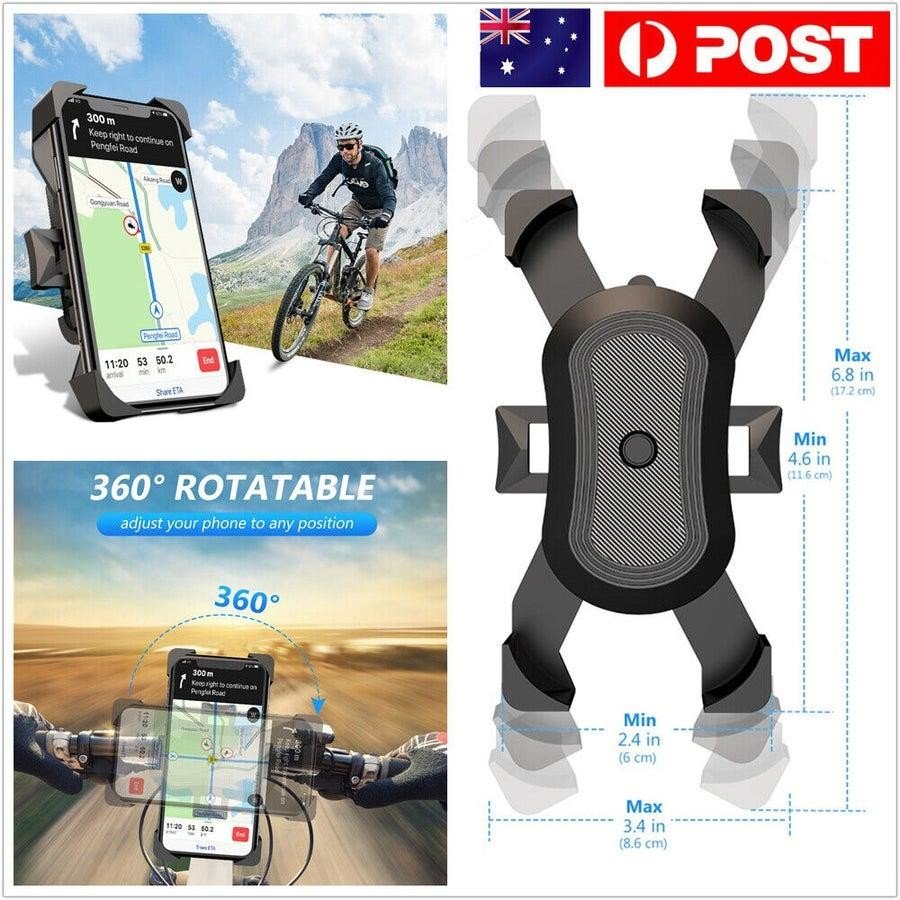 Universal Mobile Phone Holder & GPS Mount for Motorcycle, Bicycle, and MTB Handlebars - Office Catch