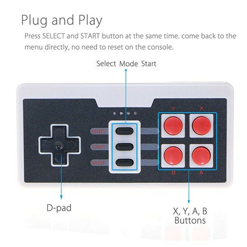 Wireless Joypad Gamepad Controller forNES Mini Classic Edition Console Accessory - Office Catch