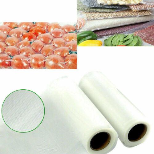 10 Rolls Vacuum Food Sealer Saver Bag Seal Storage Commercial Heat Grade 6MX28cm - Office Catch