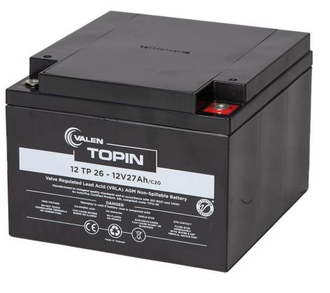 12v 26Ah Valen Topin Deep Cycle battery - Office Catch