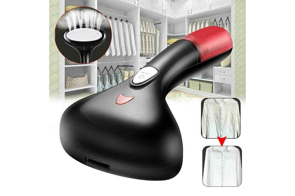 1500W Handheld Clothes Steamer Fast Heat Travel Garment Steamer Portable Fabric Steam Iron Wrinkle Remover Anti Drip Multifunction for Home Travel Office - Office Catch