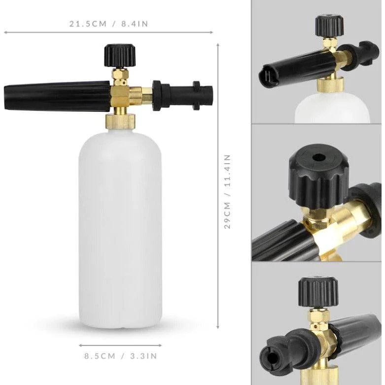 1L Snow Foam Gun Lance Cannon Soap Bottle for Car Pressure Washer Karcher K2-K7 - Office Catch