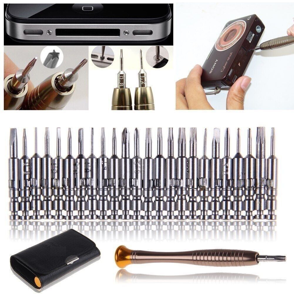 25 in 1 Precision Screwdriver Set Tool Kit Mini Small Torx Repair Fix - Office Catch