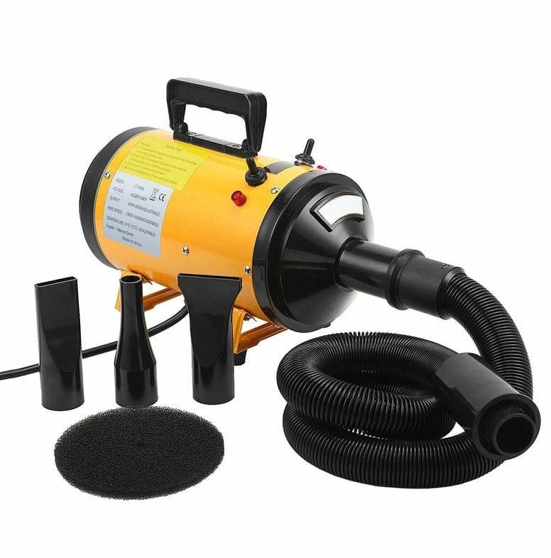 2800W Dog Cat Pet Hair Dryer Grooming Blow Speed Hairdryer Blower Heater Blaster - Office Catch