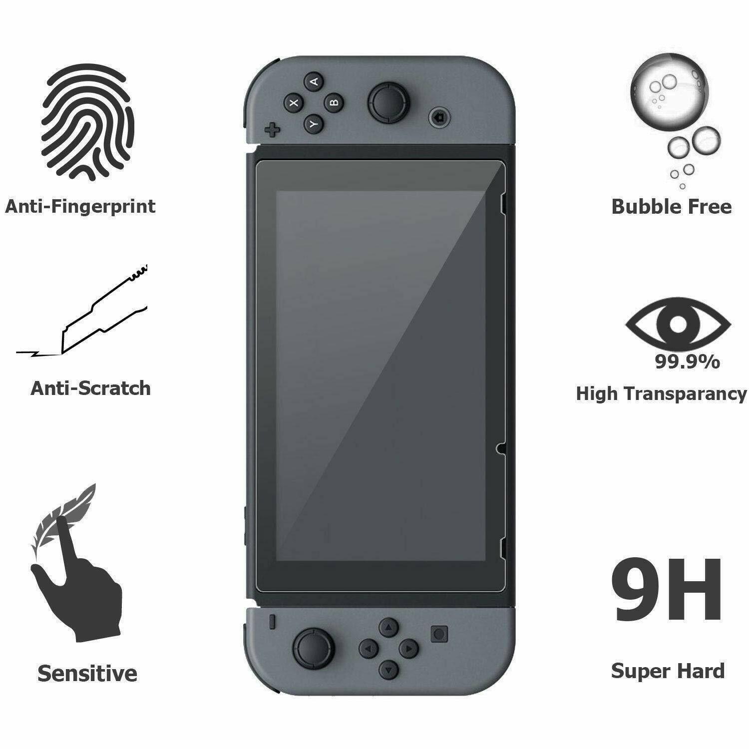 2x Tempered Glass Screen Protector For Nintendo Switch - Office Catch