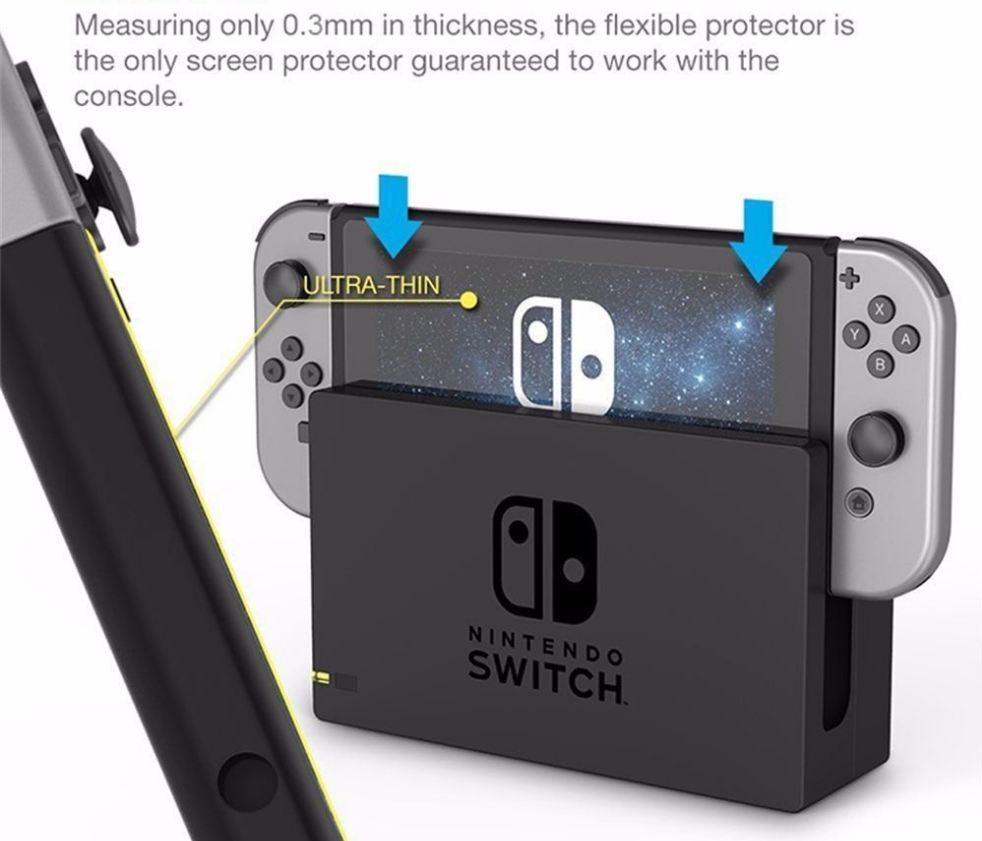 2x Tempered Glass Screen Protector For Nintendo Switch - Office Catch