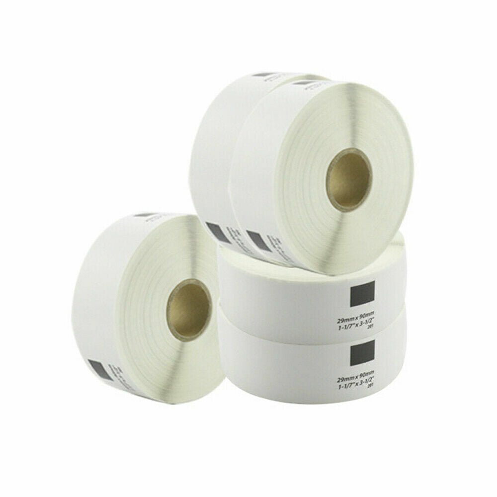 5 Compatible for Brother DK-11201 Address Label 29mm x 90mm QL500 QL570 QL700 - Office Catch