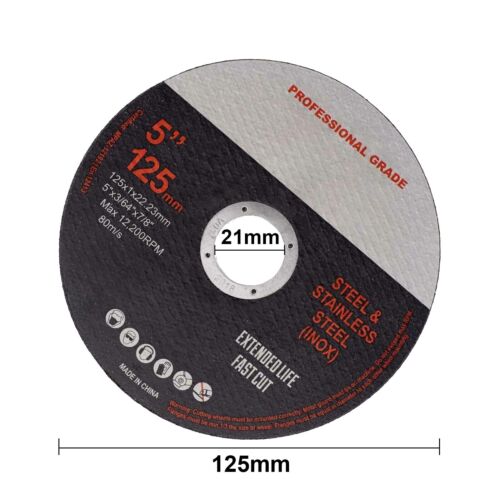 5" Grinder Cutting Discs- 100 Piece - Office Catch