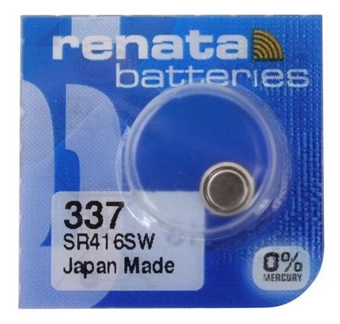 5 Pack Single Watch Battery Renata 337 or SR416SW 1.55V - Office Catch