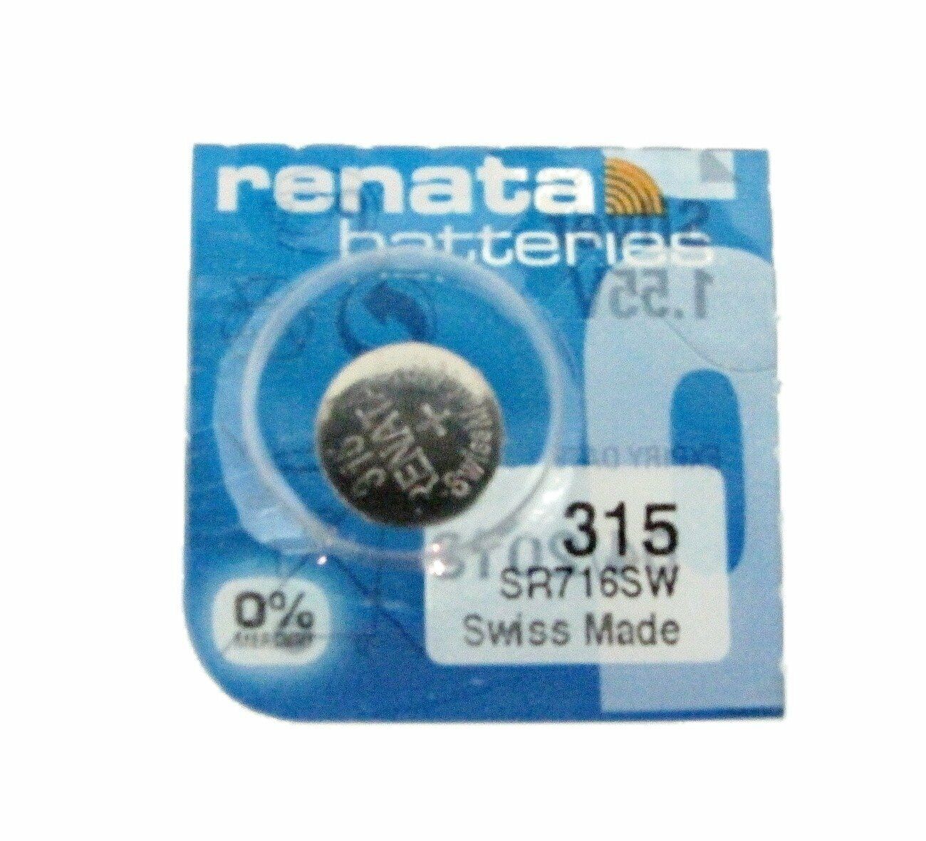 5 Pack SR716SW SR716 315 Silver Oxide Watch Button Battery 1.55V - Office Catch