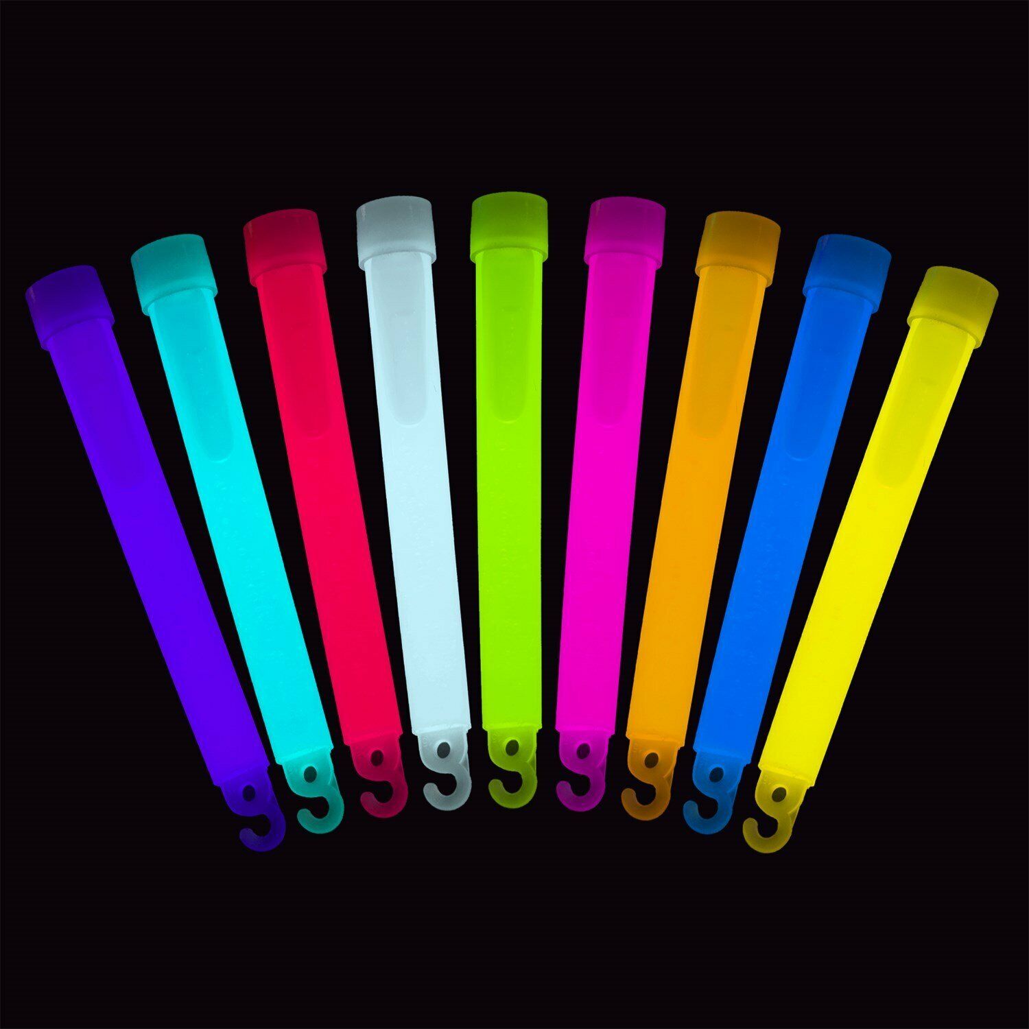 6 pcs Glow Light Sticks Non-toxic 6 Inch Fluorescence Light Outdoor Survival Kit - Office Catch