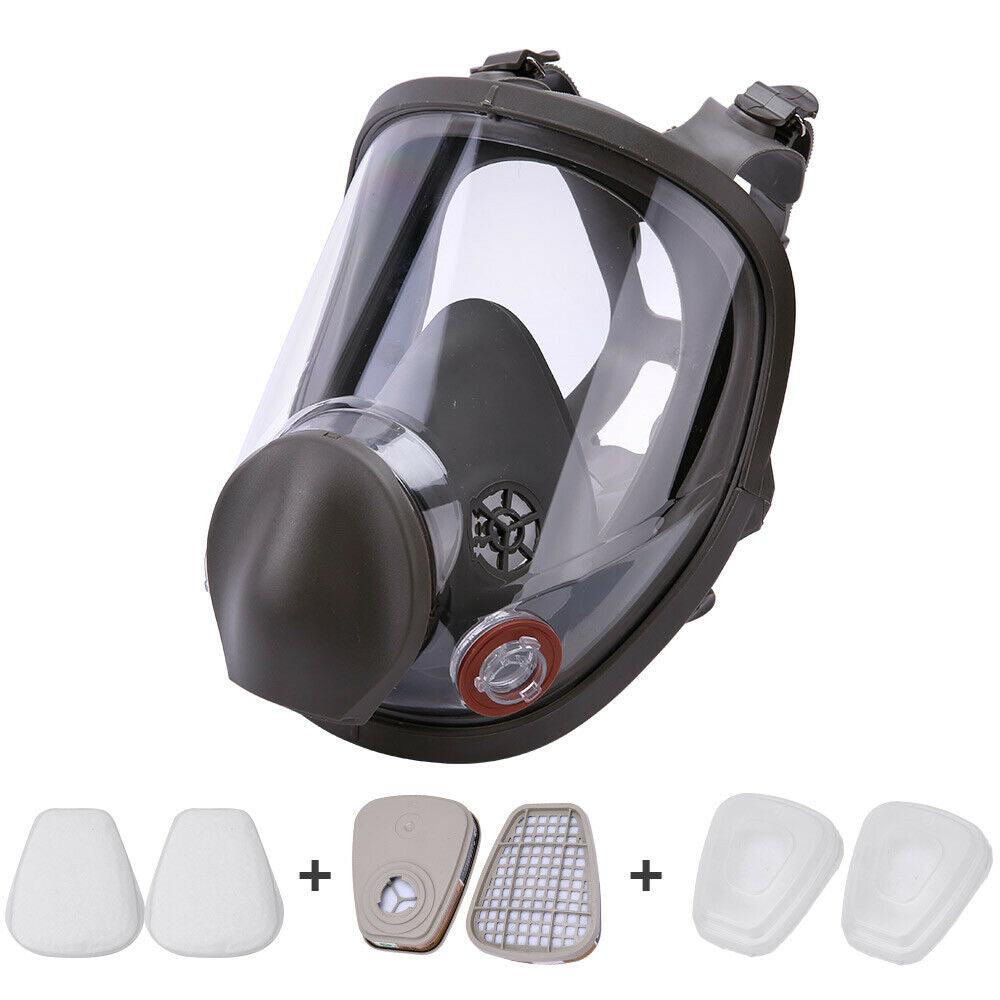 7 in1 6800 Complete Gas Mask Reusable Respirator for Chemical Facepiece - Office Catch