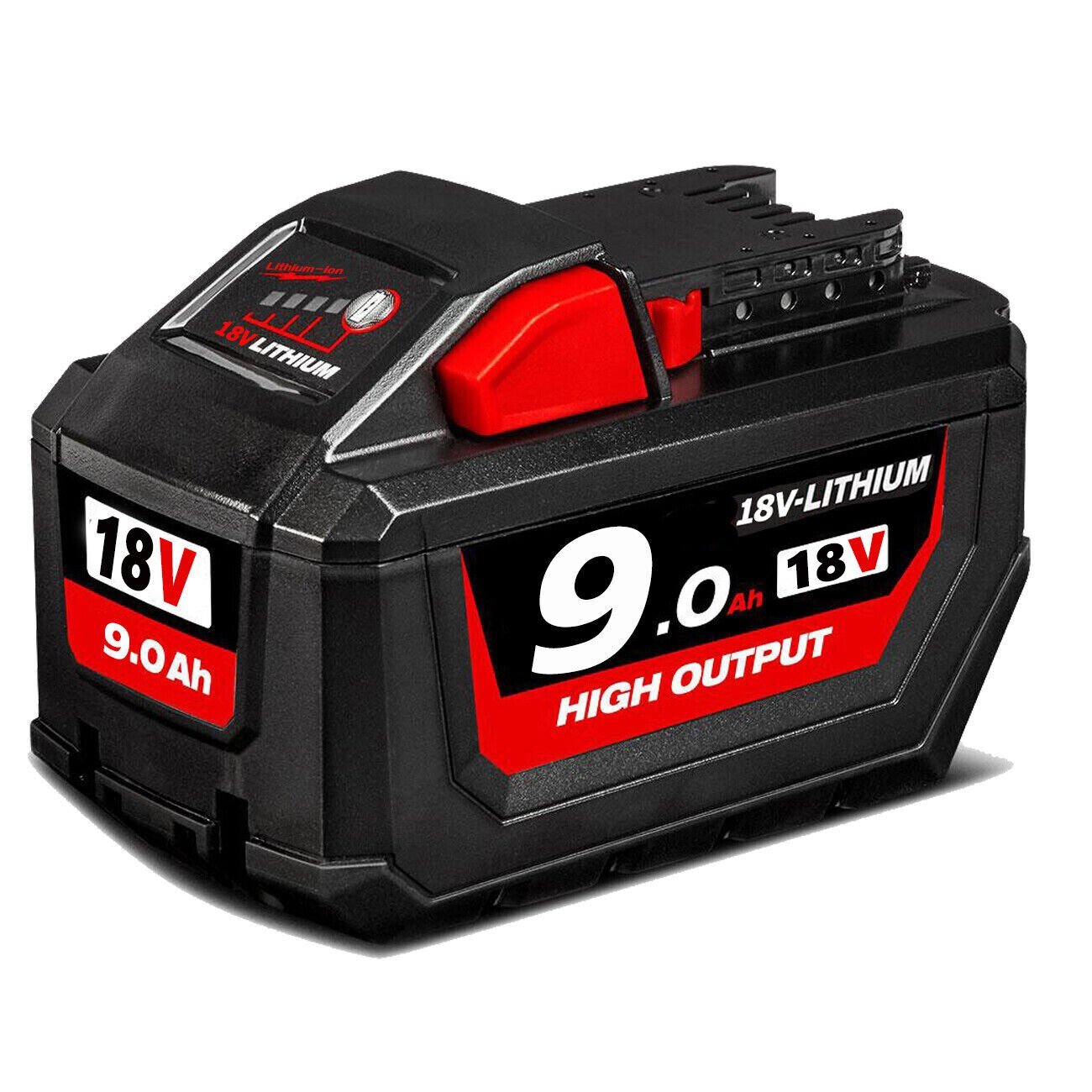 9ah 18V M18 Lithium High Output Battery For Milwaukee - Office Catch