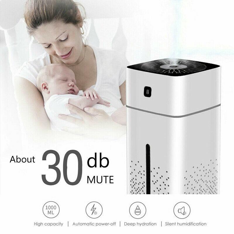 Aroma Air Diffuser Ultrasonic Air Humidifier Essential Oil Aromatherapy Cool Mist Maker - Office Catch