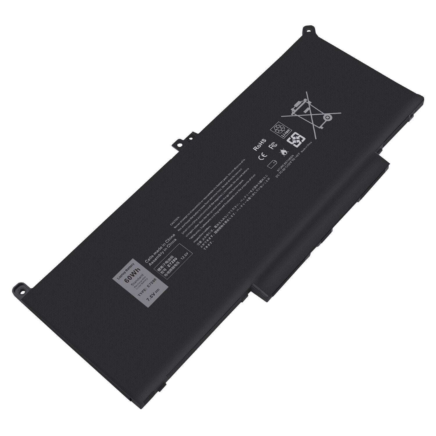 Battery For Dell Latitude 12/13/14 7000 7280 7290 7380 7390 7480 F3YGT - Office Catch