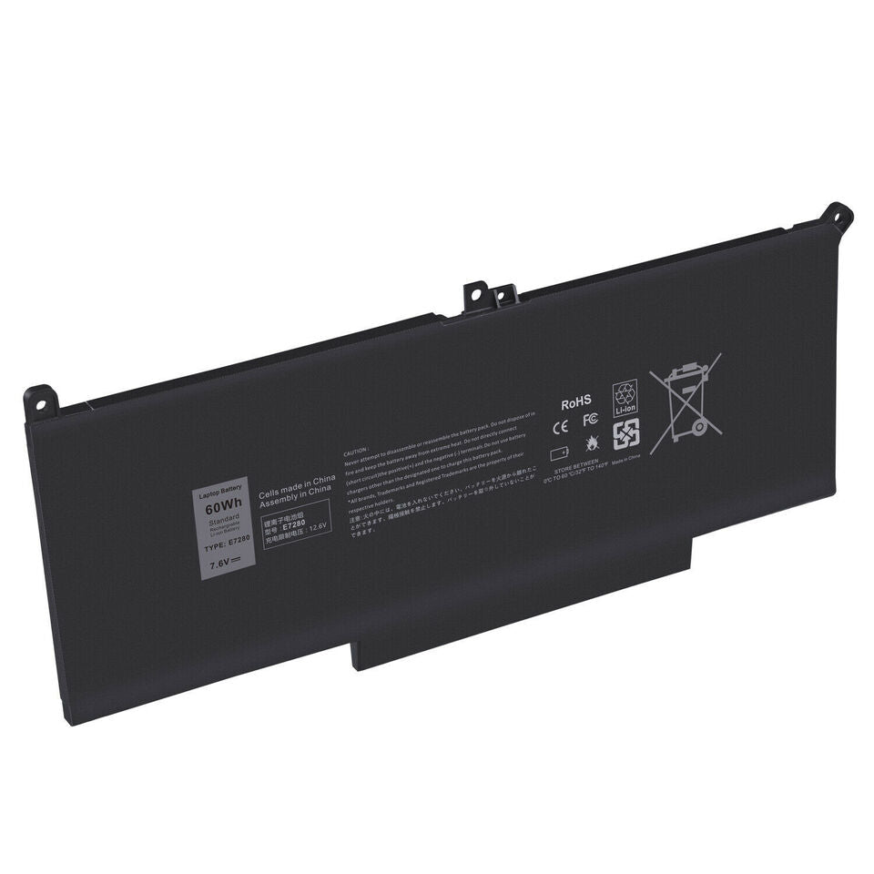 Battery For Dell Latitude 12/13/14 7000 7280 7290 7380 7390 7480 F3YGT - Office Catch