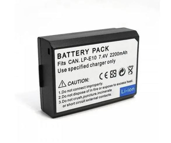 Battery + LCD Charger For Canon Camera | LP-E10 - Office Catch