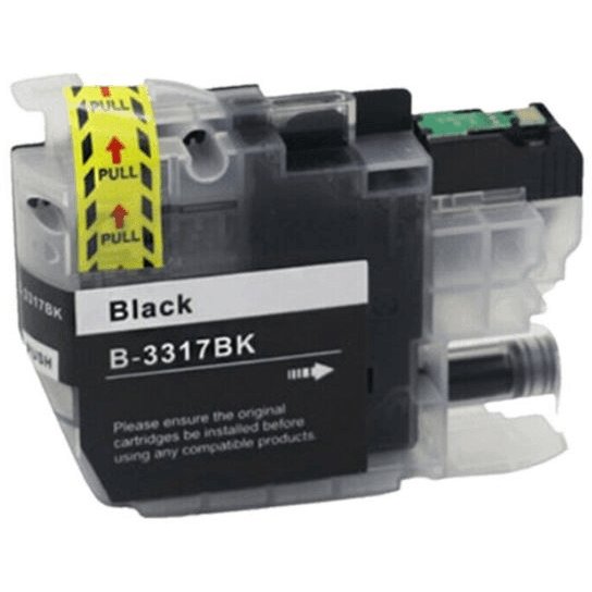 BK Black Ink Cartridge Compatible With Brother LC-3317 - 550 pages - Office Catch