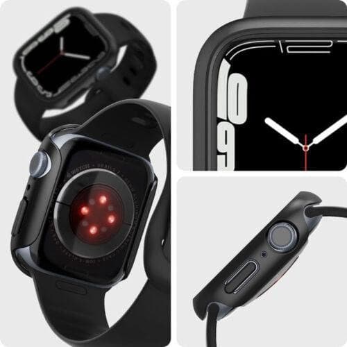 Black Case Protector 42mm For Apple Watch iWatch Ultra 8 SE 7 6 5 4 - Office Catch