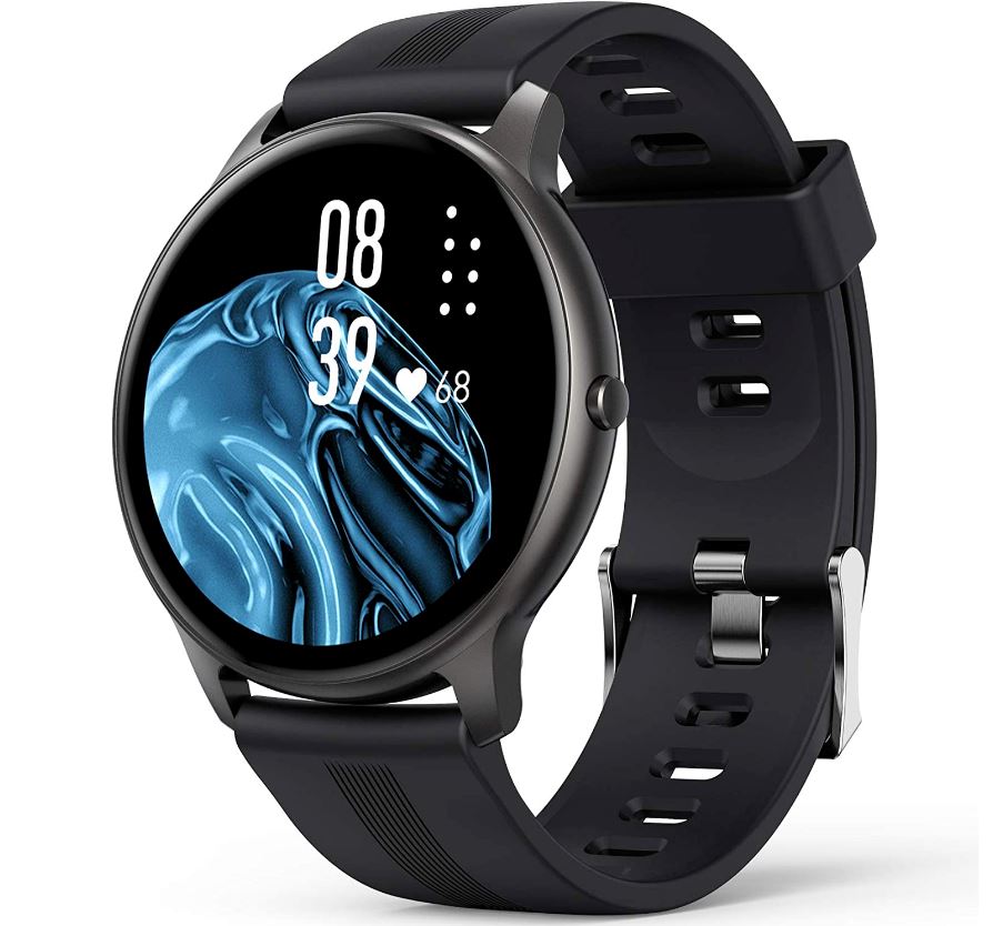 Black Smart Watch for Women, Smartwatch for Android and Ios Phones IP68 Waterproof - Office Catch