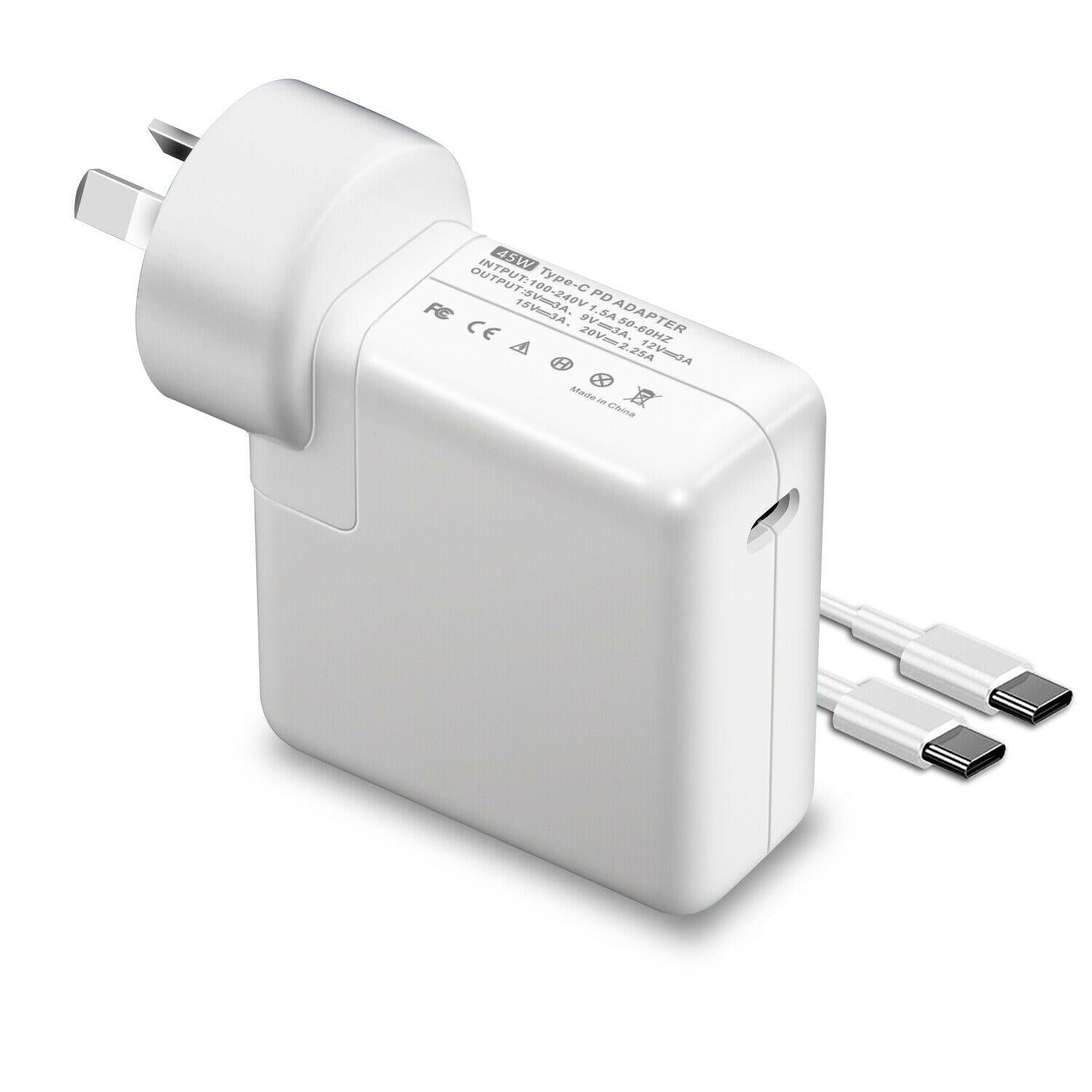 45W USB-C AU Power Supply Adapter/Charger For Macbook Pro 12