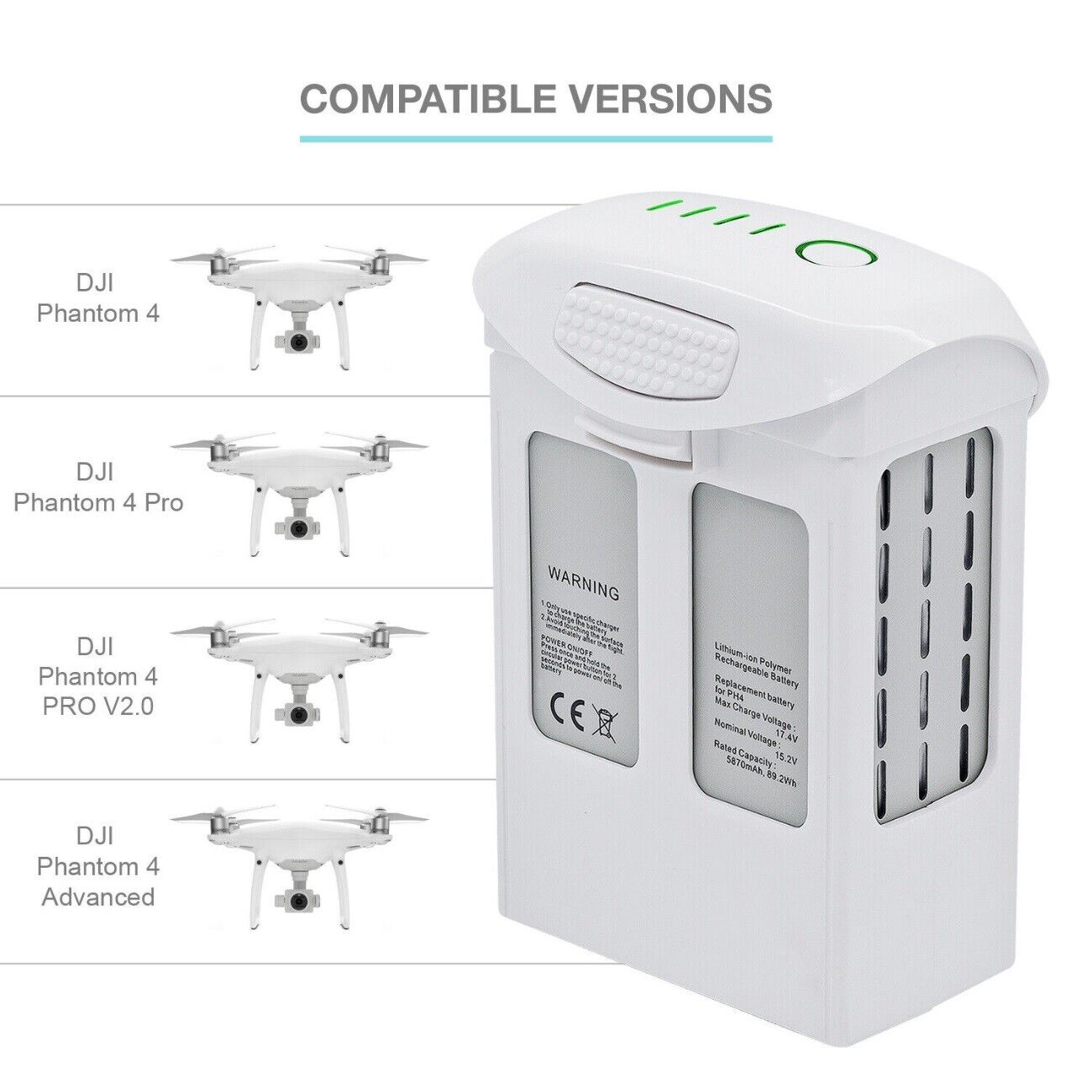 DJI Phantom 4 Pro 5870mAh Battery - Office Catch