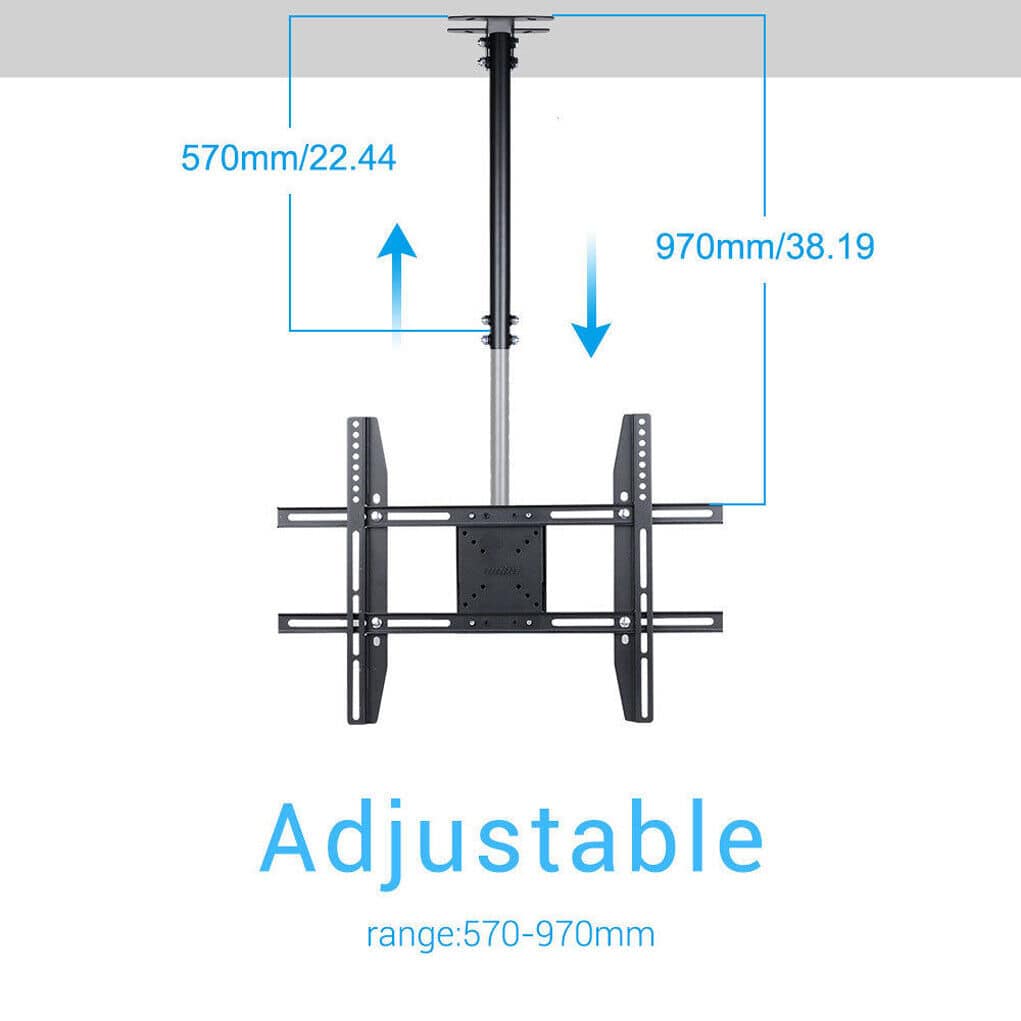 Fit For 30-72inch TV | Ceiling Wall TV Bracket & 180 Rotate For Samsung LG Sony - Office Catch