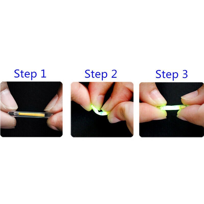 Fluorescent Glow Stick For Fishing Rod | 100 Pack - Office Catch