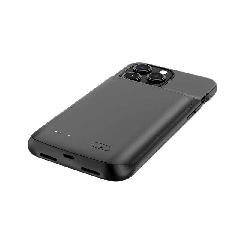 For iPhone 14 Plus Battery Cover Power Bank Charger Case - Office Catch